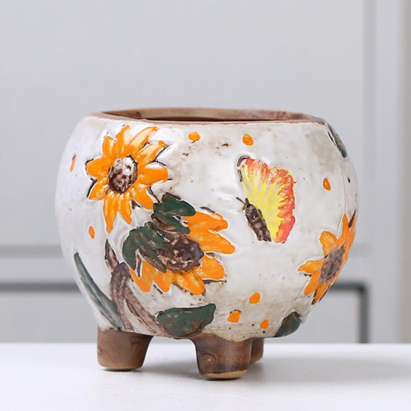 Korean Style Sunflower Pattern - Korean Desk Setup ulasan dan harga