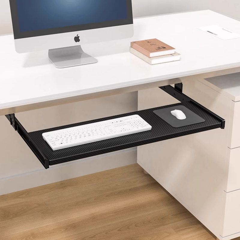 Wood Keyboard Tray Under Desk  - Desk Setup Living Room ulasan dan harga