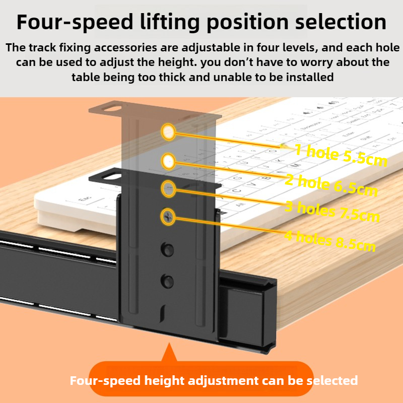 Wood Keyboard Tray Under Desk  - Desk Setup Living Room ulasan dan harga