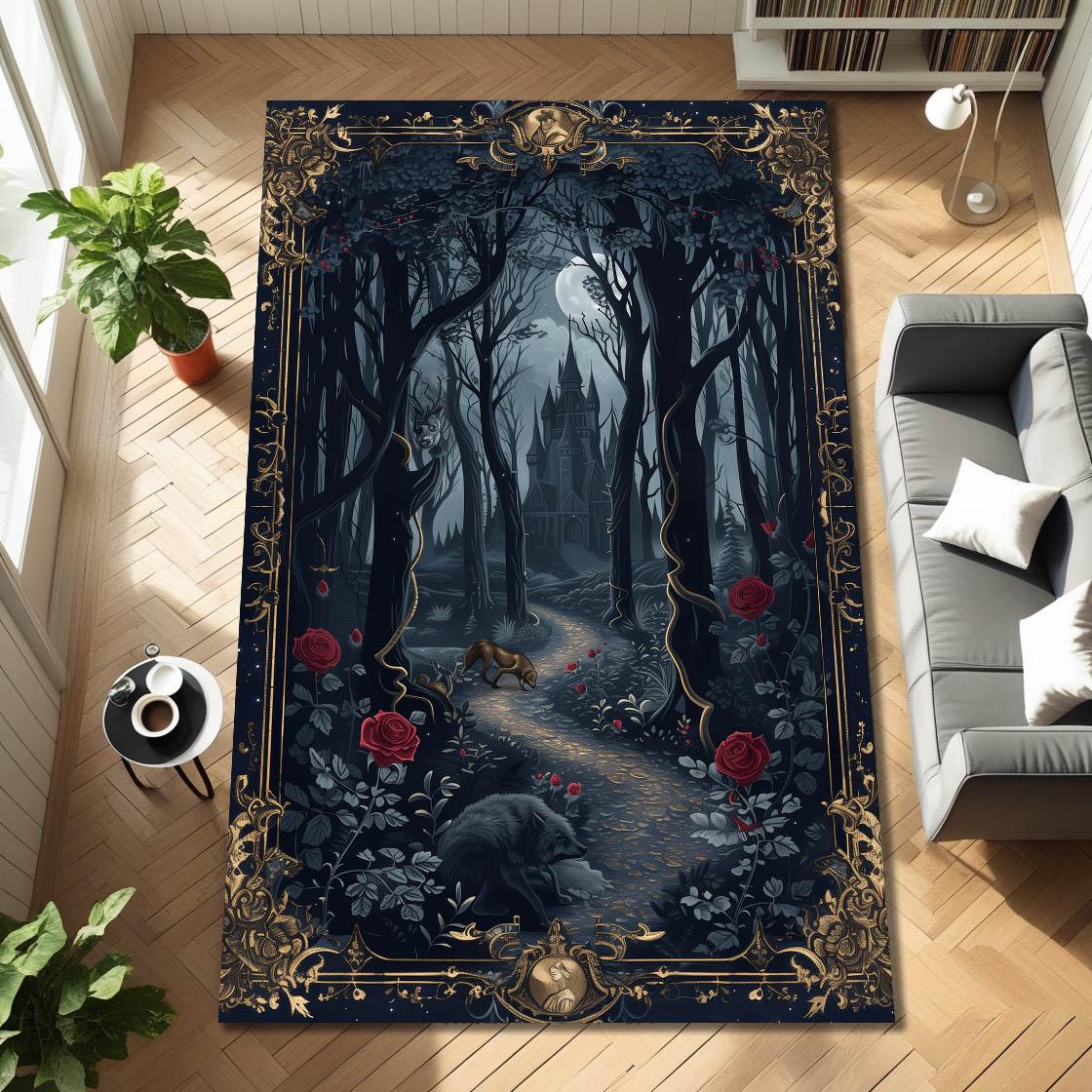 Dark Gothic Twisted Ornate Fra - Desk Setup Living Room ulasan dan harga