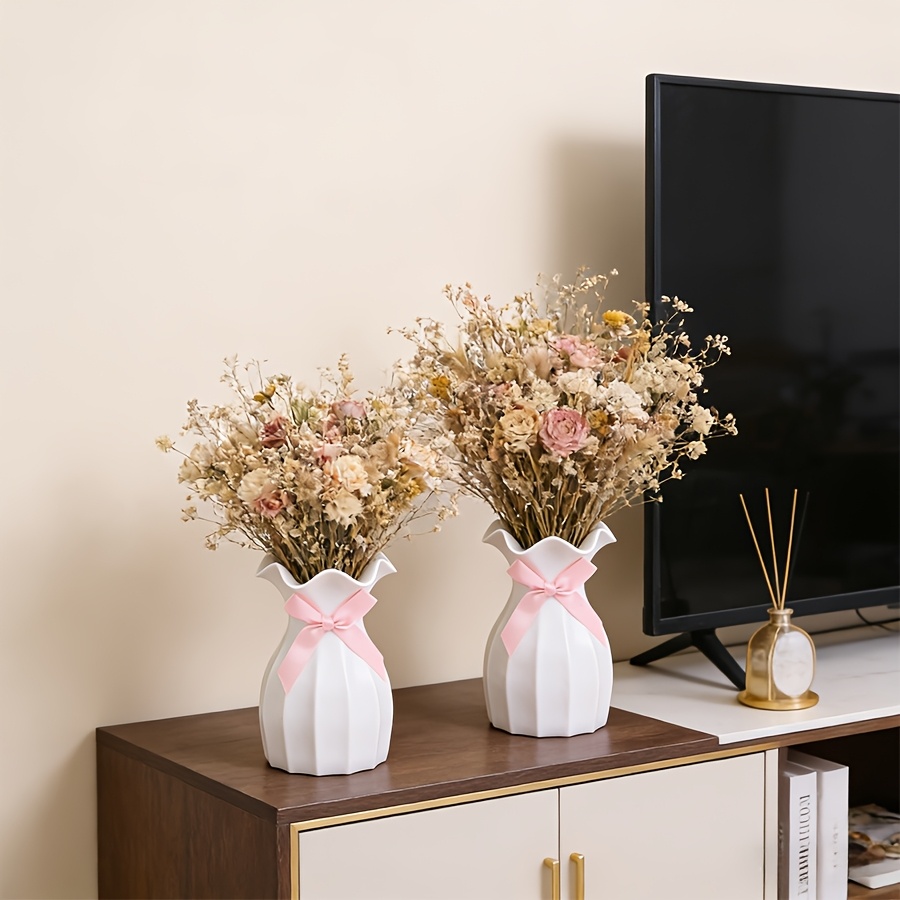 1PC Water Ripple Plastic Vase  - Desk Setup Plant ulasan dan harga