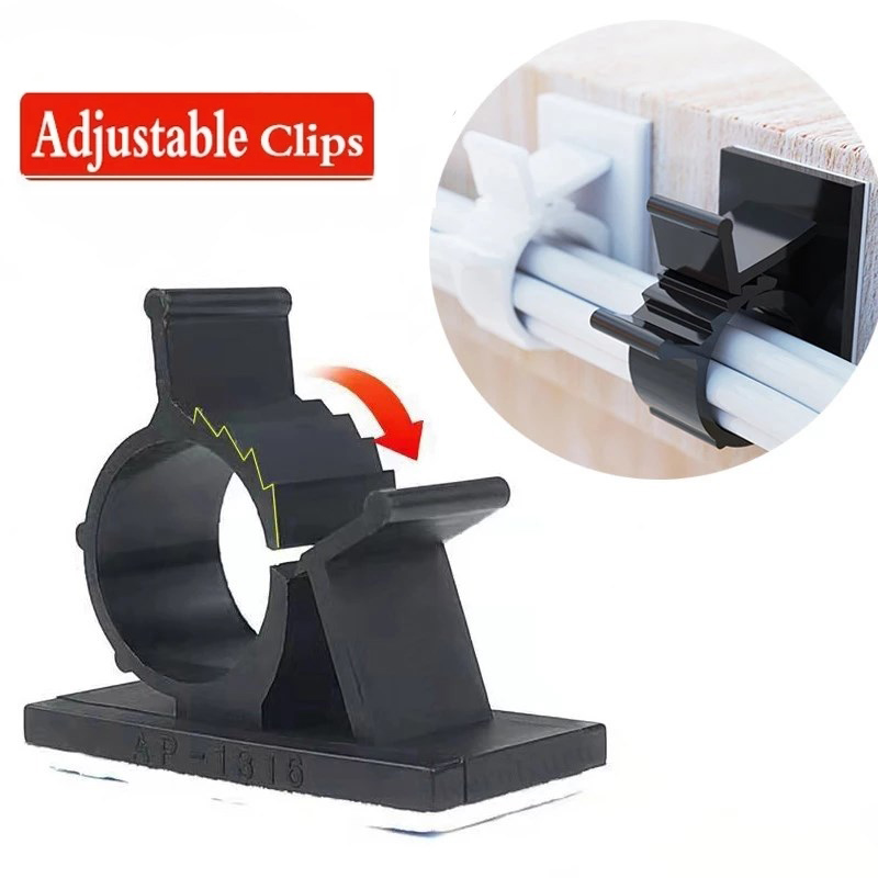 Adjustable Cable Organizer Sel - Desk Setup Computer ulasan dan harga