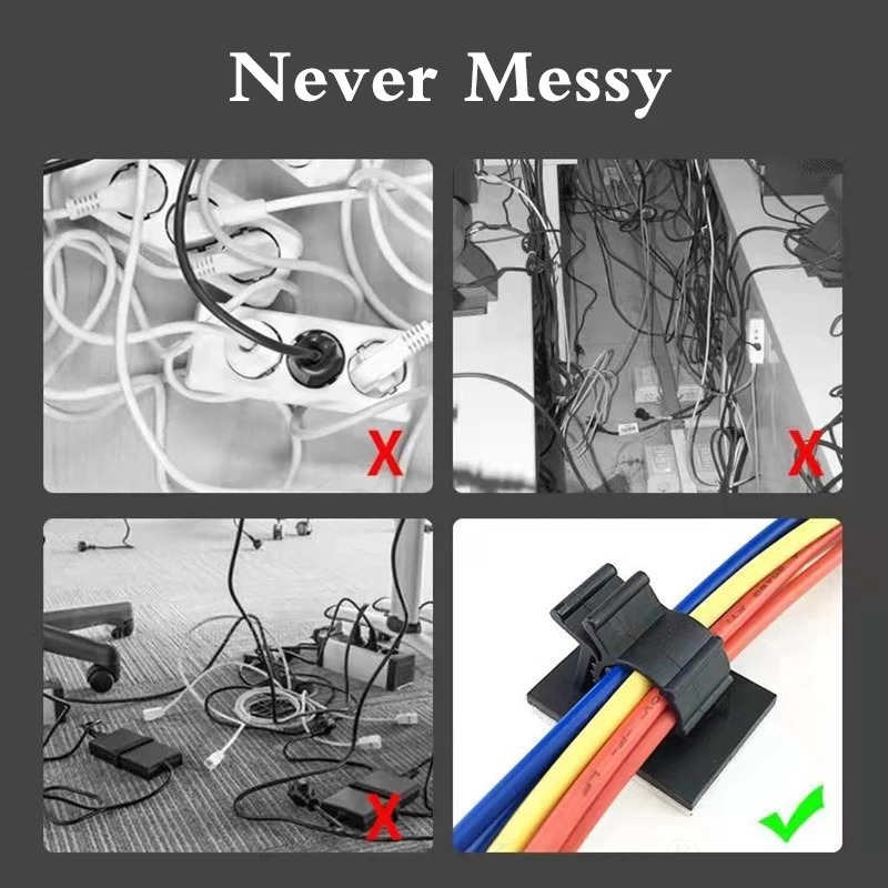 Adjustable Cable Organizer Sel - Desk Setup Computer ulasan dan harga
