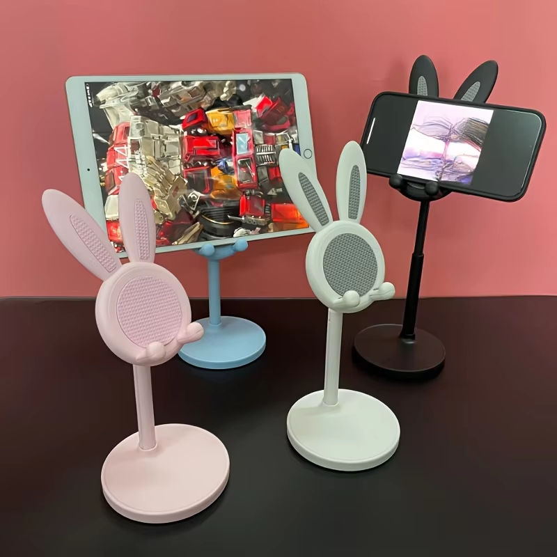 Cute Cartoon Bunny Phone Stand - Desk Setup Ipad ulasan dan harga