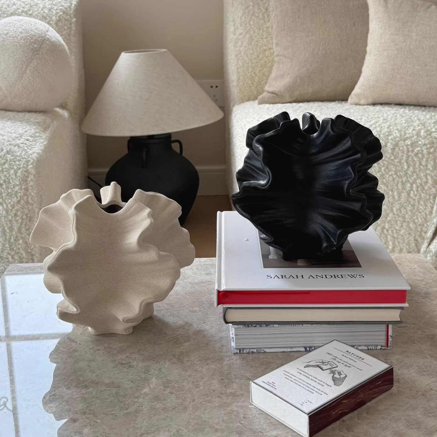 Creative Irregular Shell Resin - Desk Setup Plant ulasan dan harga