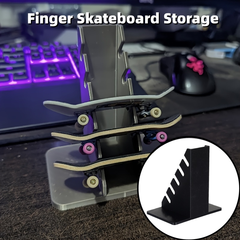 1PCS Finger Skateboard Display - Desk Setup Shelf ulasan dan harga