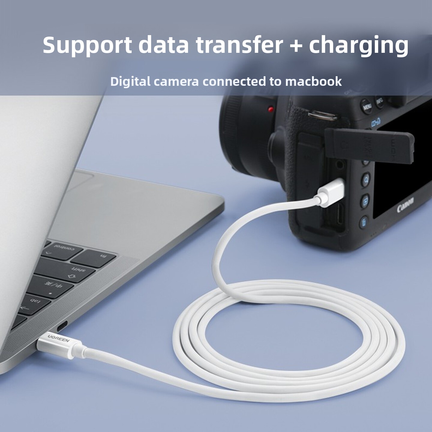 UGREEN USB2.0 Type C To Mini U - Desk Setup Ipad ulasan dan harga