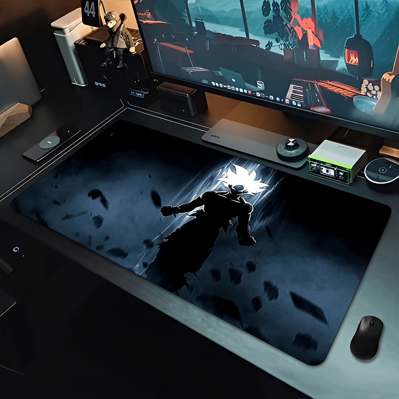 DBZ Black Anime Mouse Pad Drag - Desk Setup Computer ulasan dan harga