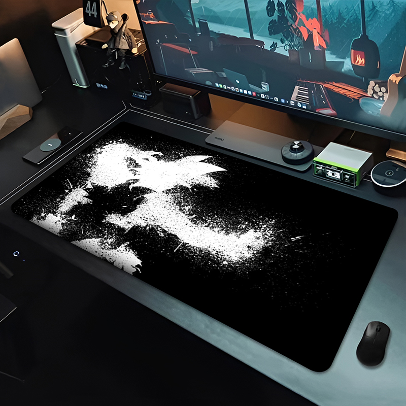 DBZ Black Anime Mouse Pad Drag - Desk Setup Computer ulasan dan harga