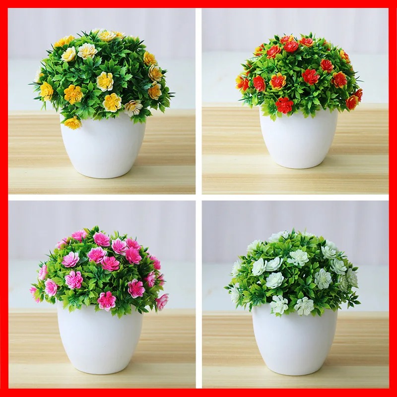 1pc Artificial Plants Bonsai S - Desk Setup Plant ulasan dan harga