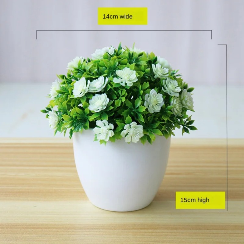 1pc Artificial Plants Bonsai S - Desk Setup Plant ulasan dan harga