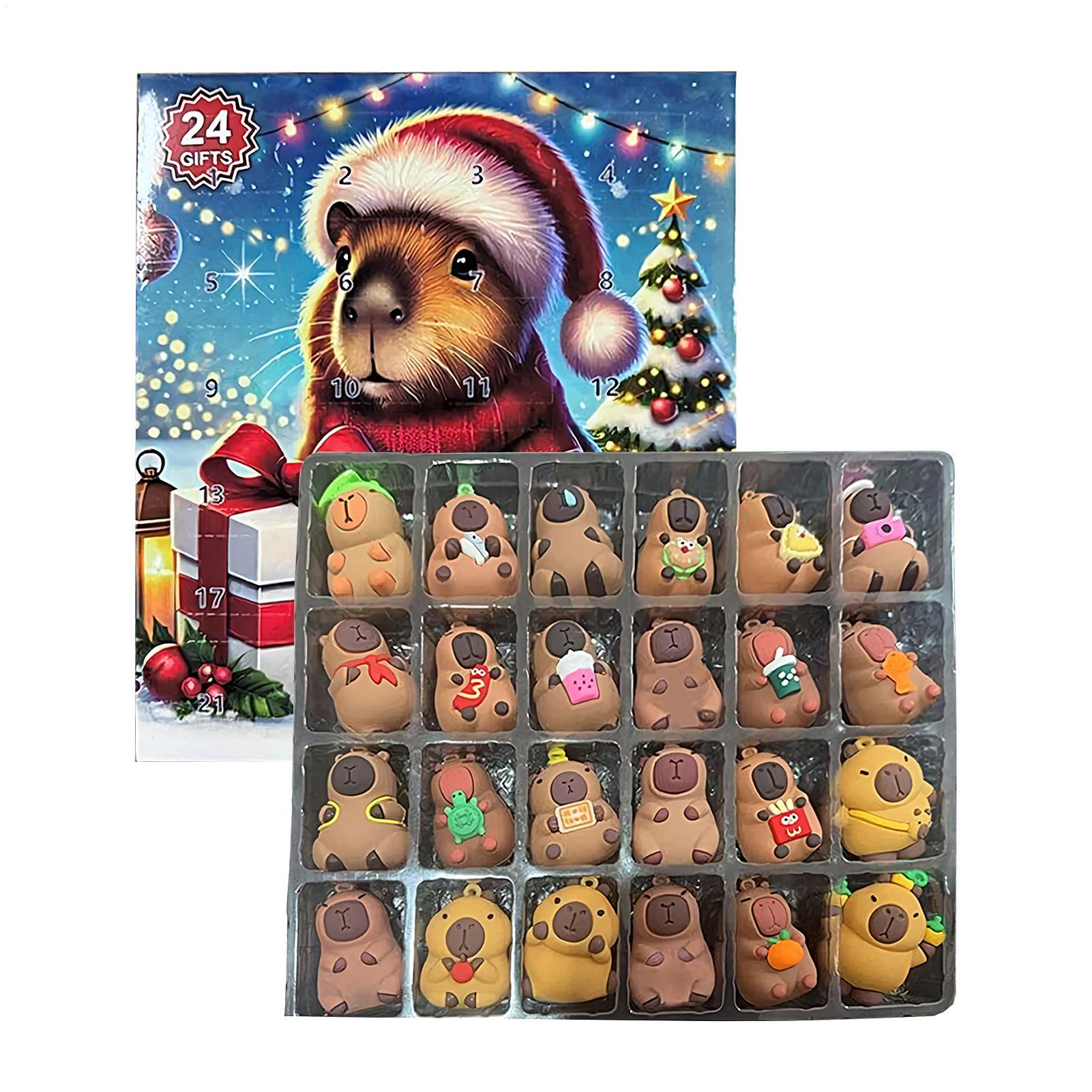 New Capybara Christmas Countdo - Desk Setup Shelf ulasan dan harga