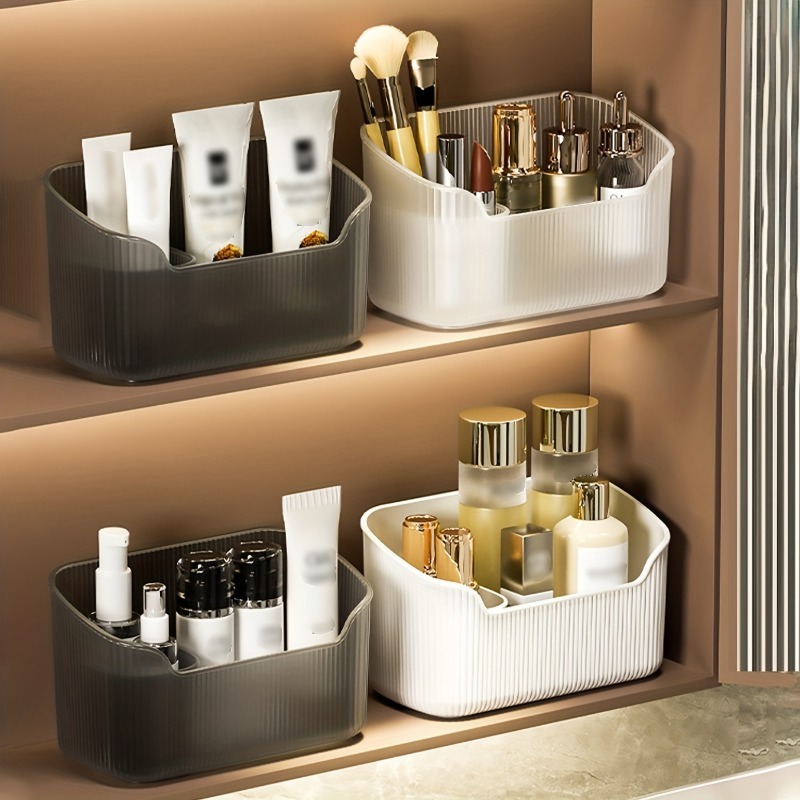 Multi-Functional Cosmetic Stor - Desk Setup Shelf ulasan dan harga