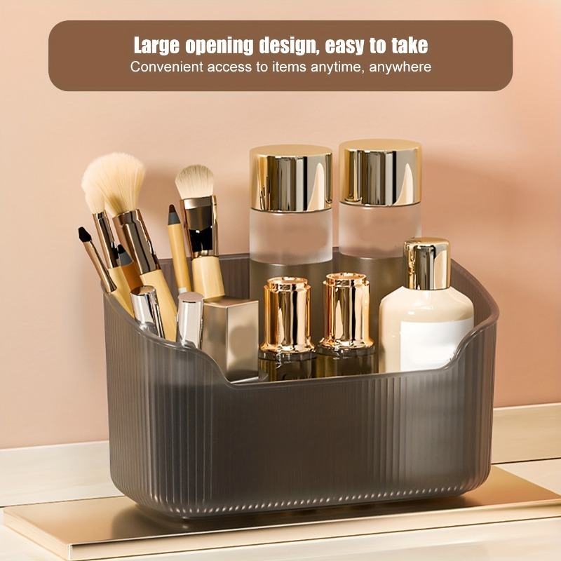 Multi-Functional Cosmetic Stor - Desk Setup Shelf ulasan dan harga