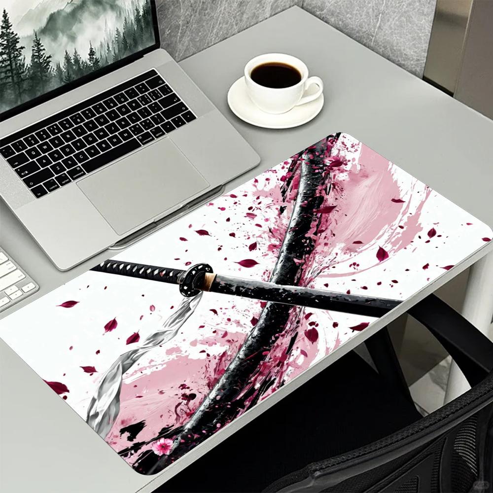 Desk Mat Japanese Samurai Kata - Desk Setup Gaming And Work ulasan dan harga