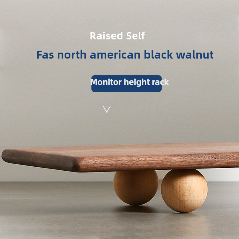 Natural Wood Desktop Riser Dua - Desk Setup Living Room ulasan dan harga