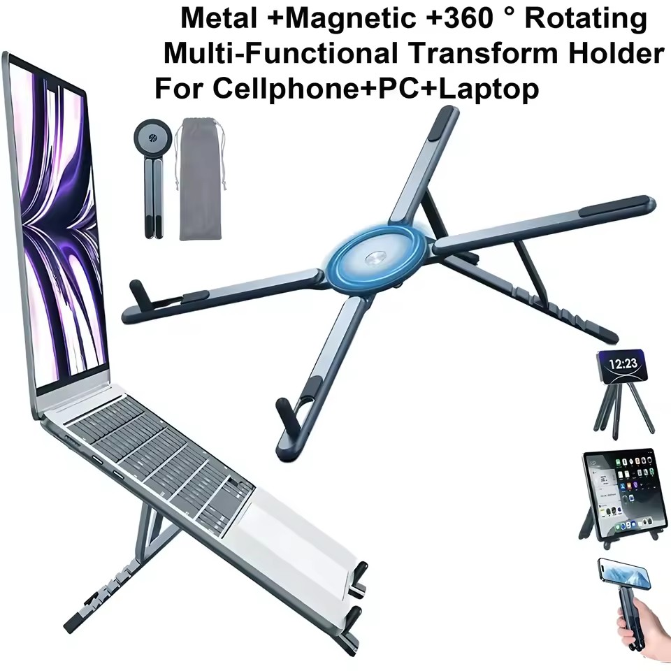 Portable Magnetic Phone Holder - Desk Setup Ipad ulasan dan harga