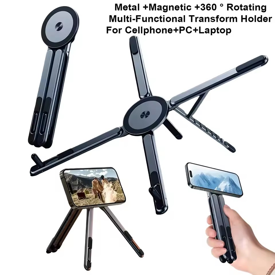 Portable Magnetic Phone Holder - Desk Setup Ipad ulasan dan harga