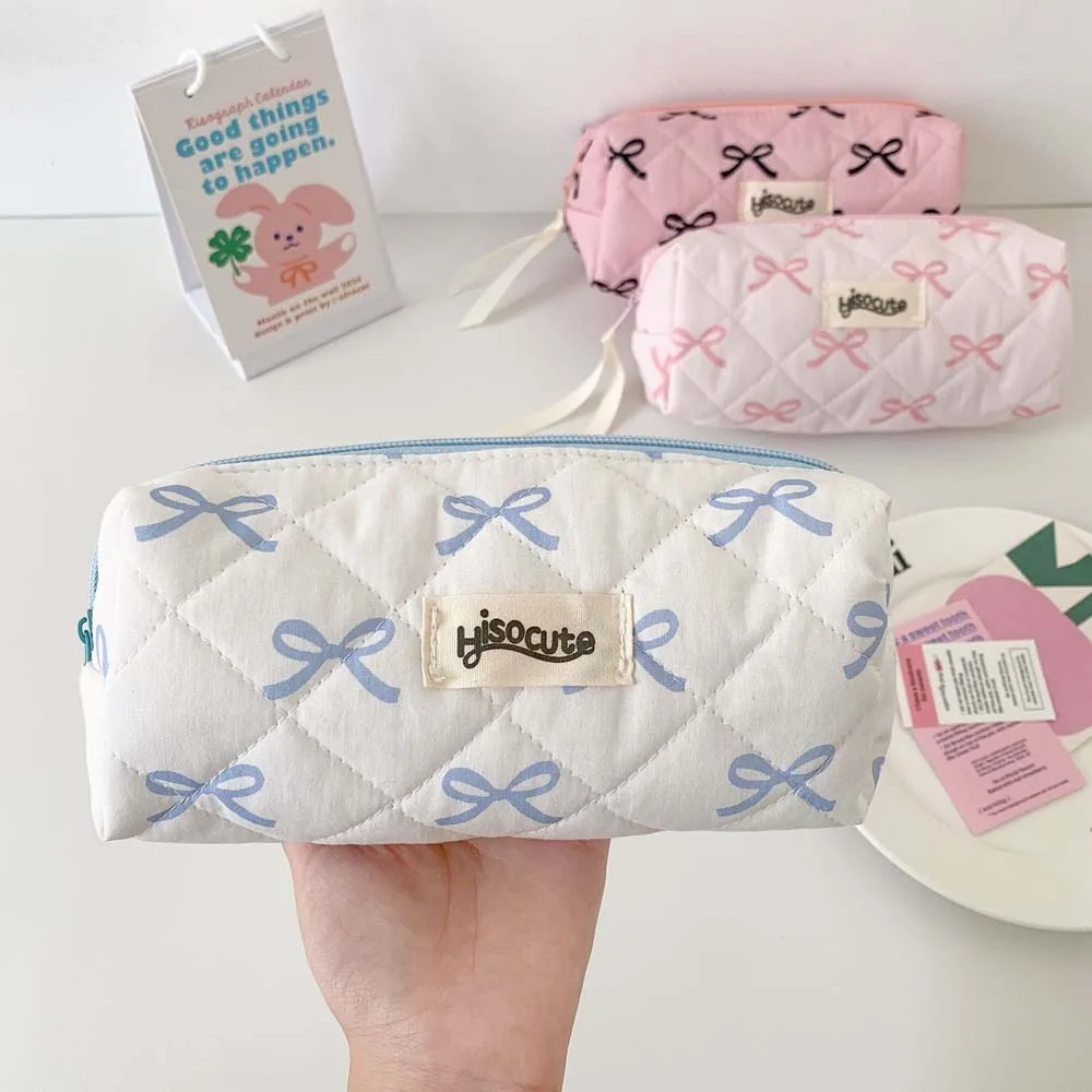 Bowknot Bow Stationery Bag Des - Korean Desk Setup ulasan dan harga