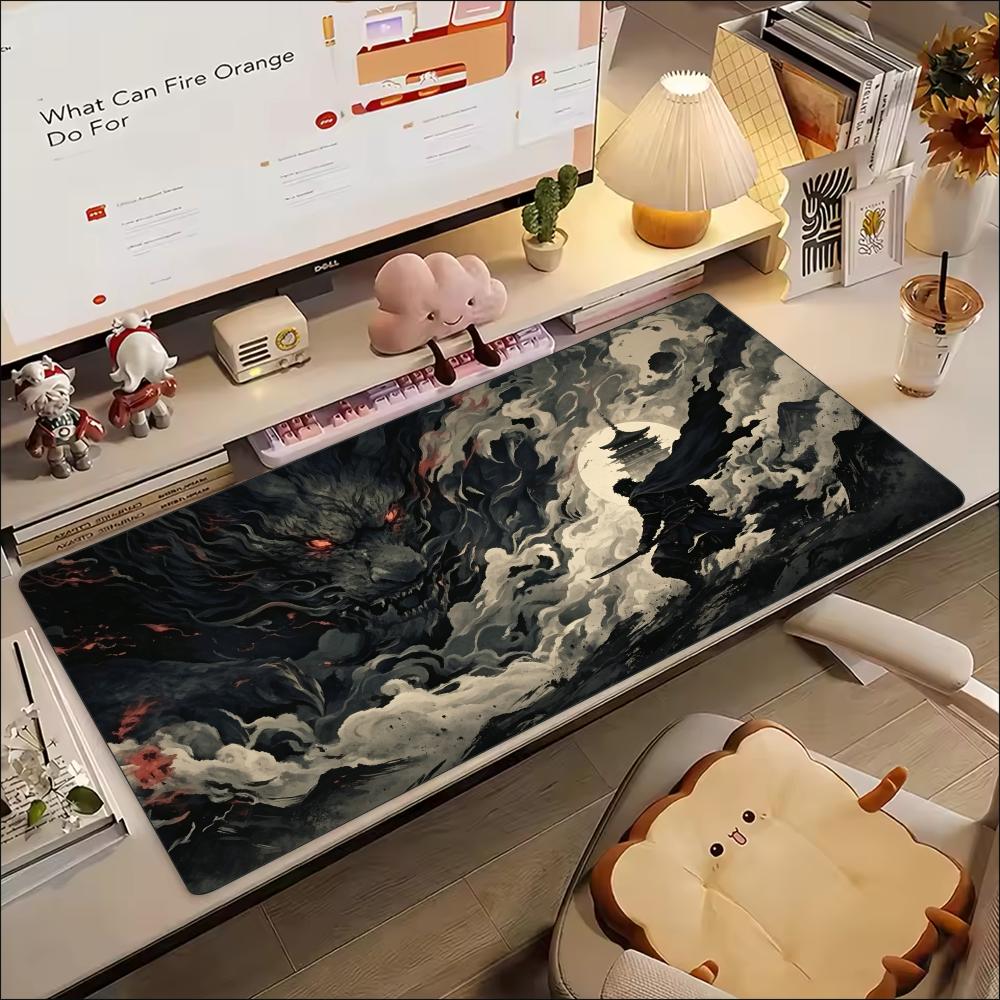 Oriental Ink Dragon Mountain A - Desk Setup Gaming And Work ulasan dan harga