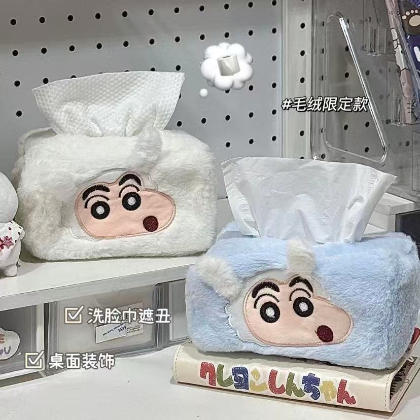 Crayon Shin-chan tissue box -  - Korean Desk Setup ulasan dan harga