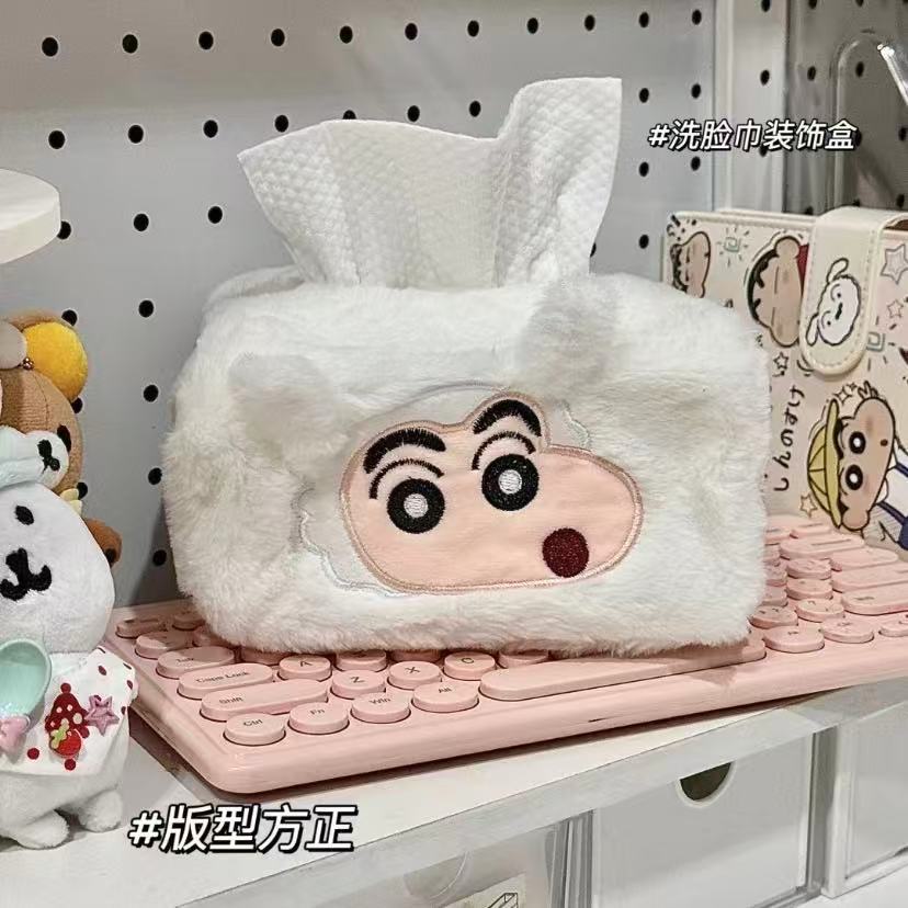 Crayon Shin-chan tissue box -  - Korean Desk Setup ulasan dan harga
