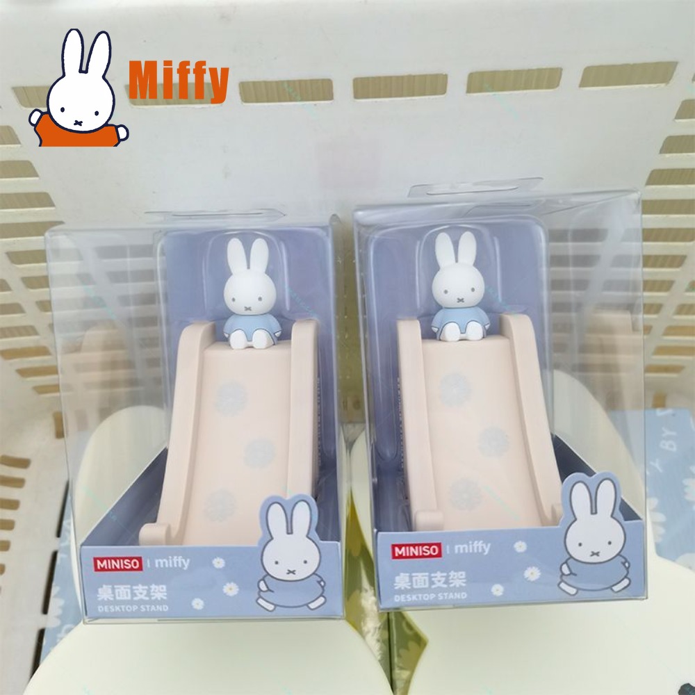 Kawaii Miffy Slide Phone Stand - Desk Setup Cute ulasan dan harga