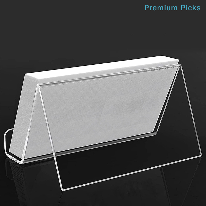 portableTransparent Acrylic De - Desk Setup Shelf ulasan dan harga