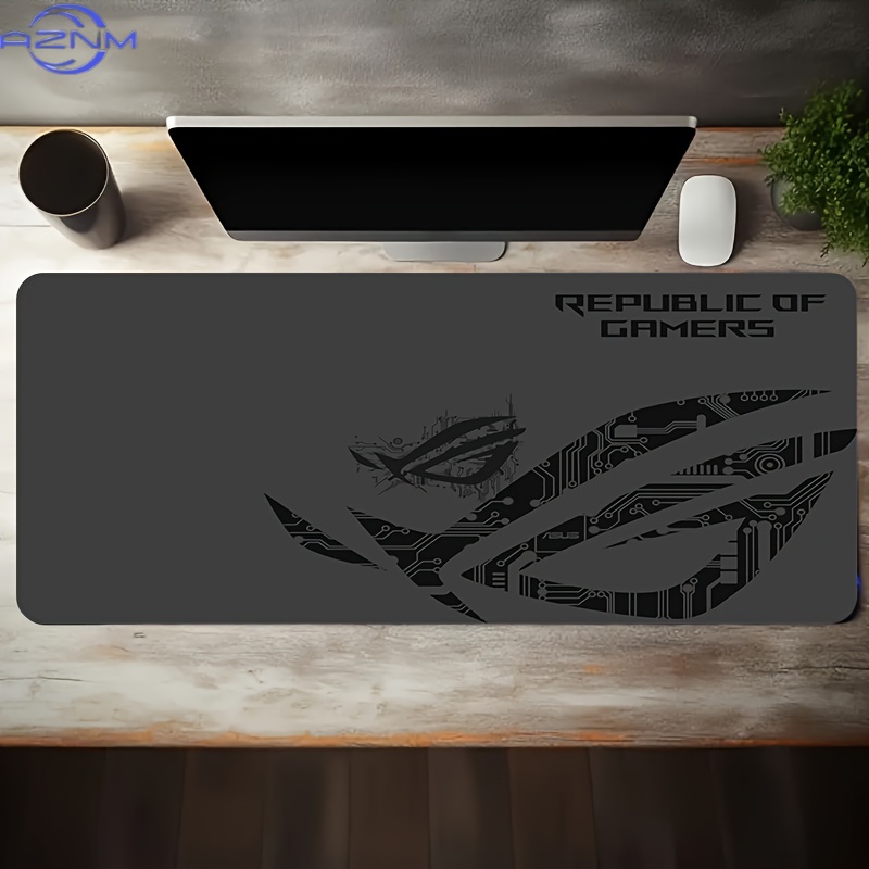 1pc Large Gaming Mouse Pad ROG - Desk Setup In Office ulasan dan harga