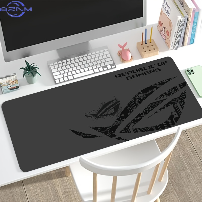 1pc Large Gaming Mouse Pad ROG - Desk Setup In Office ulasan dan harga