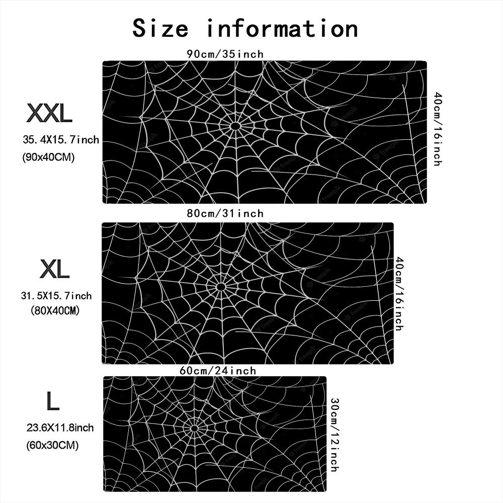 Spooky Dark Spider Web Gothic  - Desk Setup Gaming And Work ulasan dan harga
