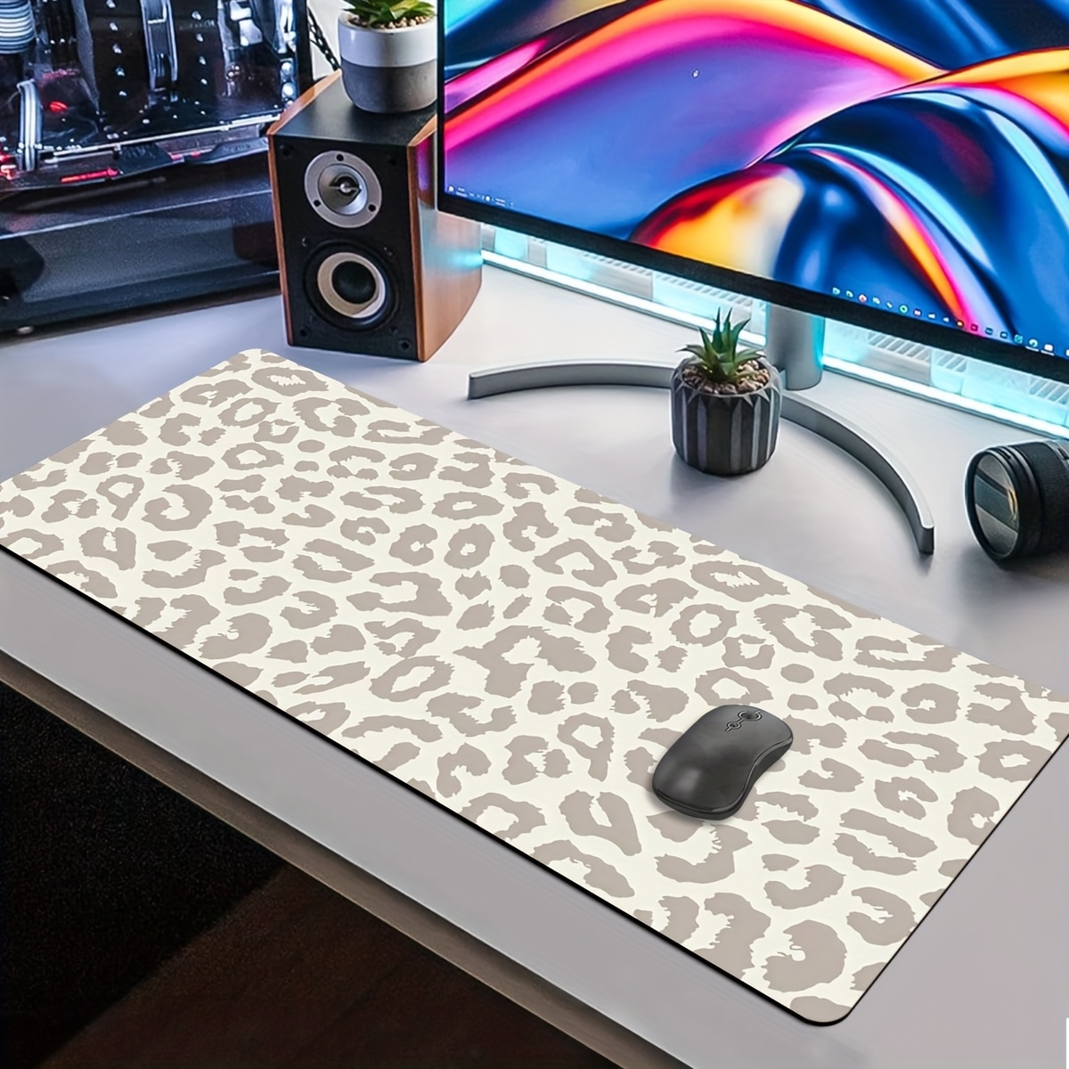 XL/XXL Computer Keyboard and M - Desk Setup Brown ulasan dan harga