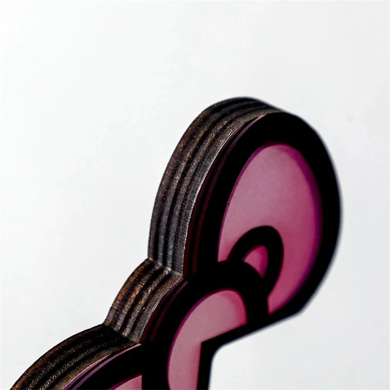 Kawaii Pink Acrylic Bow Monito - Desk Setup In Office ulasan dan harga
