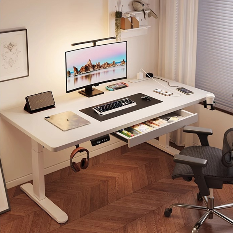 Modern Iron Dual Motor Electri - Desk Setup In Office ulasan dan harga
