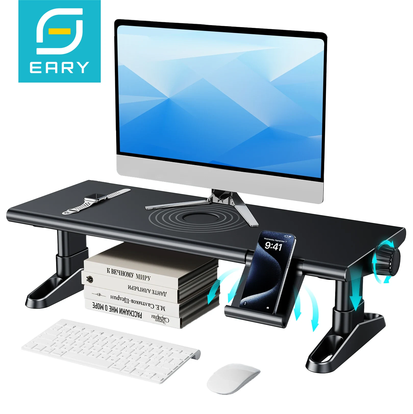 Eary Computer Monitor Stand Ri - Desk Setup Computer ulasan dan harga