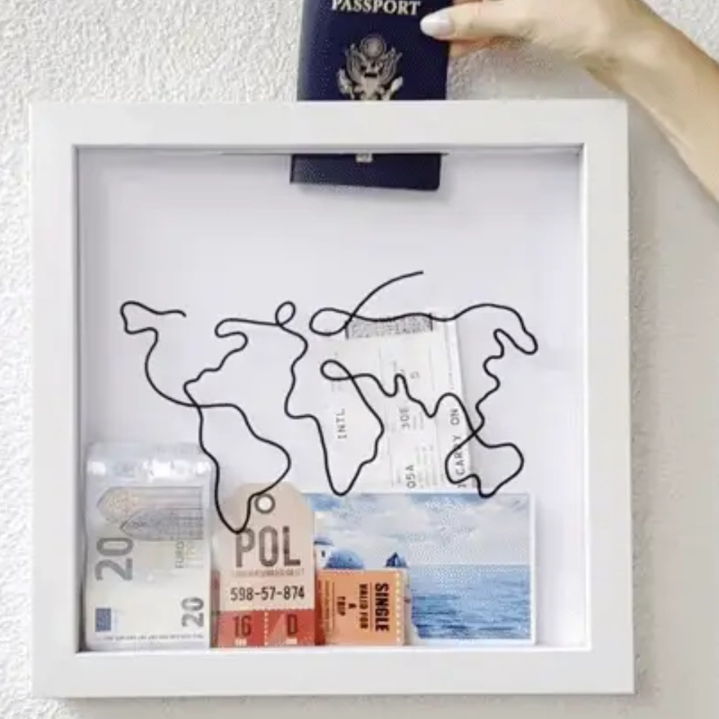 Wooden Storage Shelf Photo Fra - Desk Setup Shelf ulasan dan harga