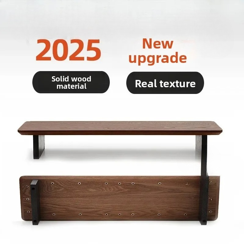 Solid Wood Monitor Riser Stand - Desk Setup Living Room ulasan dan harga