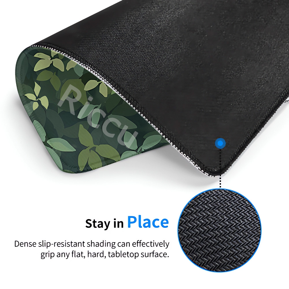 Kawaii Black Cat Mousepad 18x2 - Korean Desk Setup ulasan dan harga