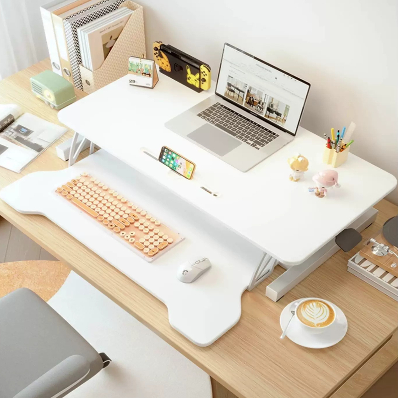 Standing Desk Riser Height Adj - Desk Setup Computer ulasan dan harga