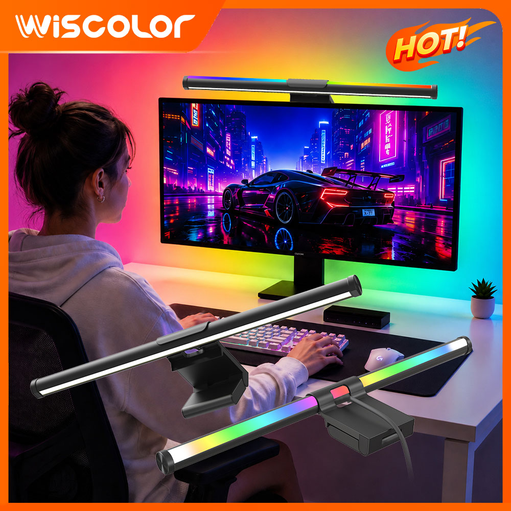 Wifi Lightbar Monitor Light Ba - Setup Desk Monitor ulasan dan harga