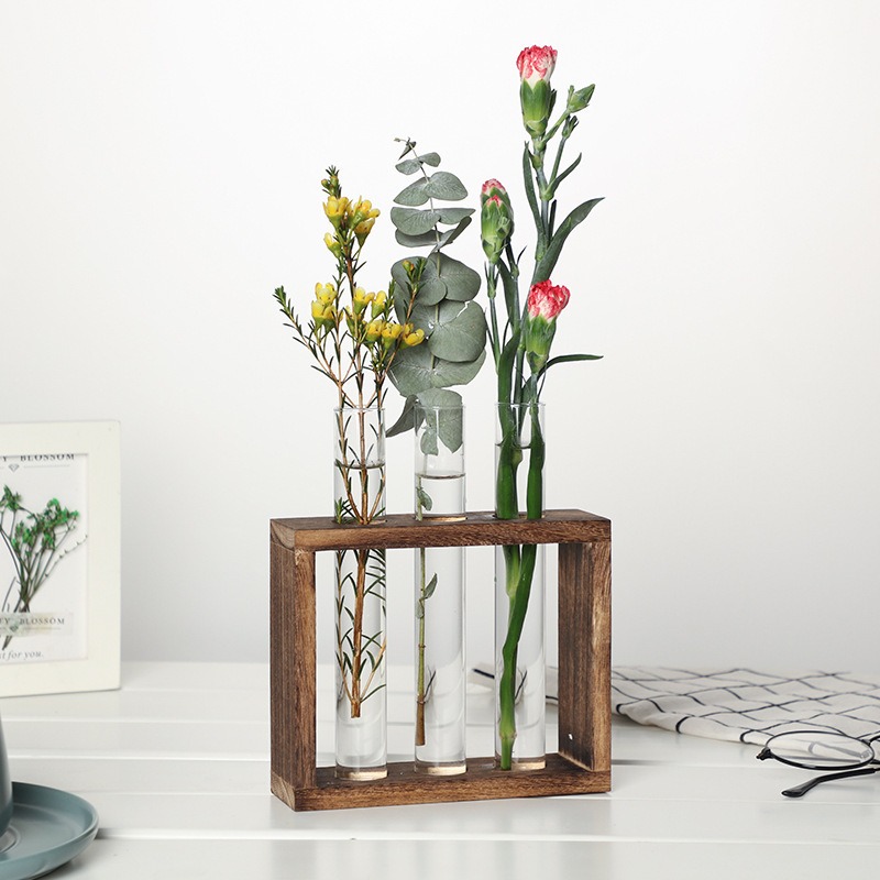 5-Tube Glass Hydroponic Plante - Desk Setup Plant ulasan dan harga