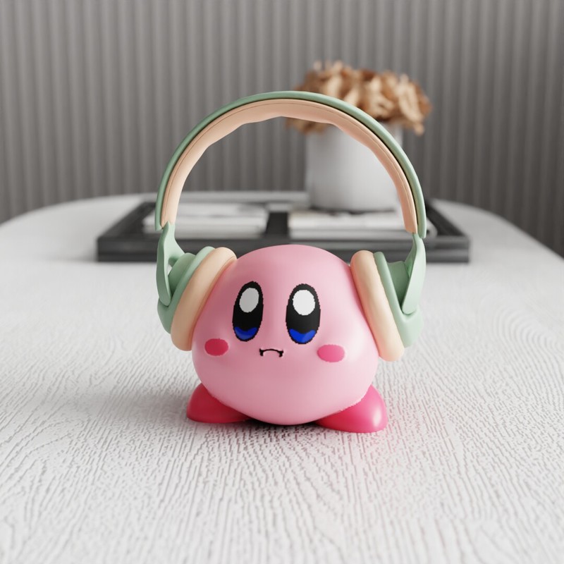 MSKA Headphone Stand Kirby Cut - Desk Setup Cute ulasan dan harga