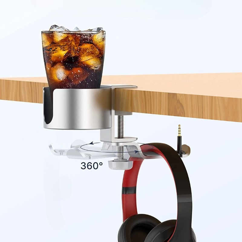 360° Rotating Desk Headphone H - Desk Setup In Office ulasan dan harga