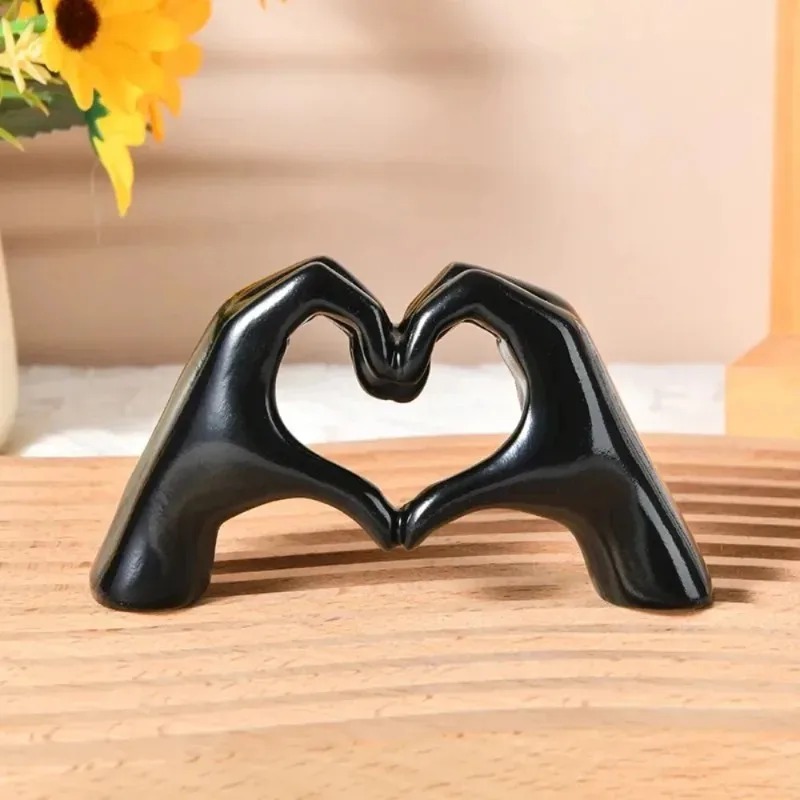 1PC Love Heart Hand Gesture St - Desk Setup Shelf ulasan dan harga