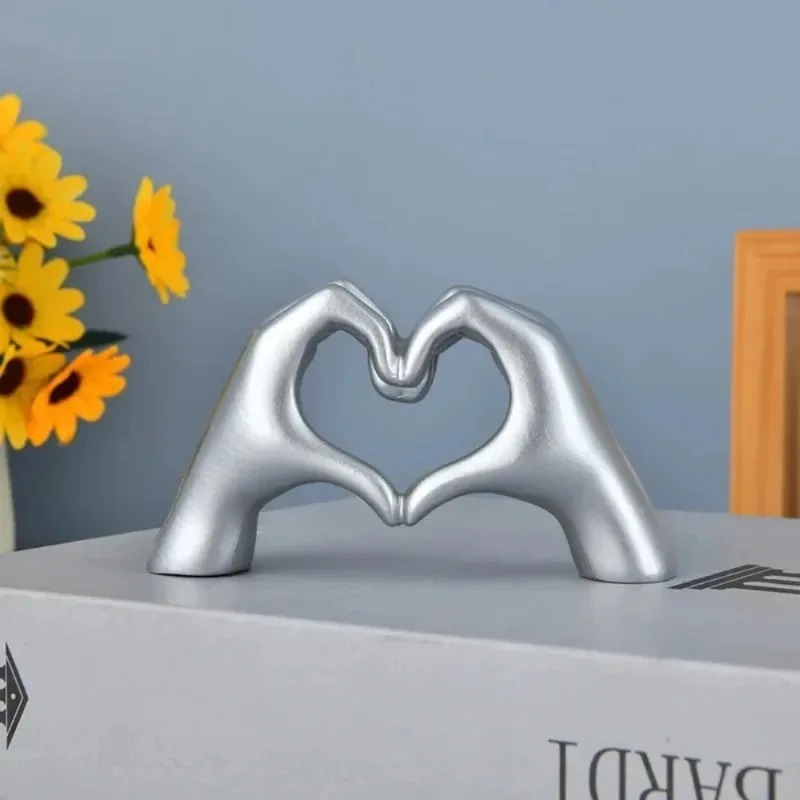 1PC Love Heart Hand Gesture St - Desk Setup Shelf ulasan dan harga