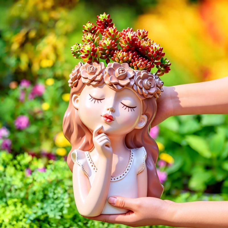 Contemplative Flower Fairy Vas - Desk Setup Plant ulasan dan harga