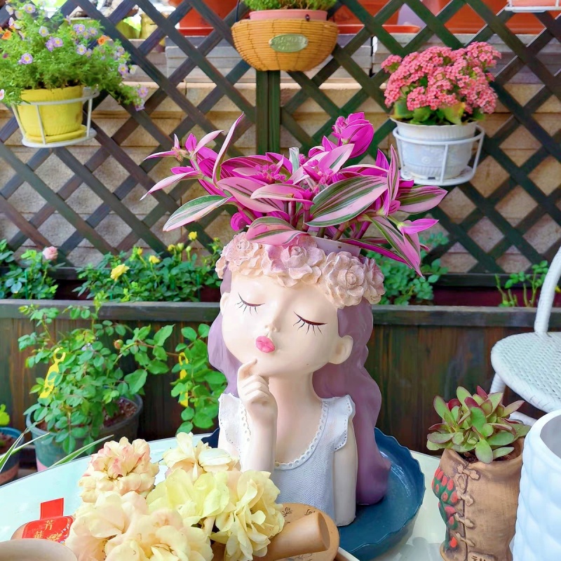 Contemplative Flower Fairy Vas - Desk Setup Plant ulasan dan harga