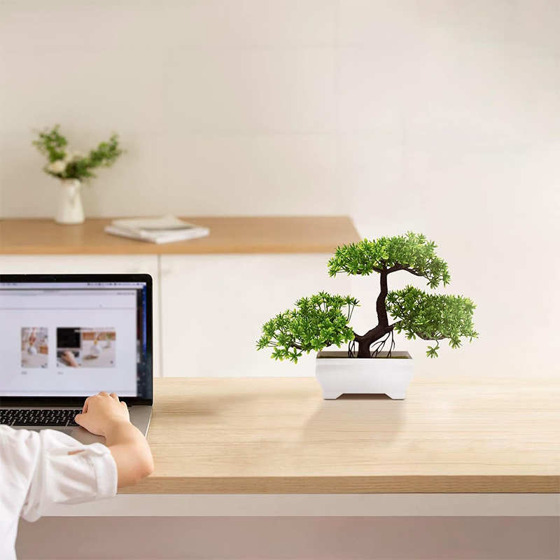 Artificial Bonsai Plastic Bion - Desk Setup Plant ulasan dan harga