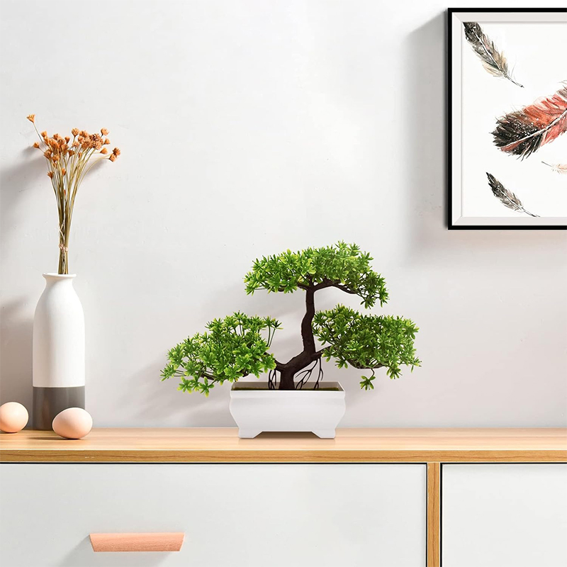 Artificial Bonsai Plastic Bion - Desk Setup Plant ulasan dan harga