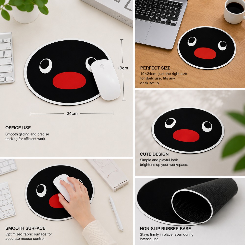 Cute Penguin Expression Mouse  - Desk Setup Cute ulasan dan harga